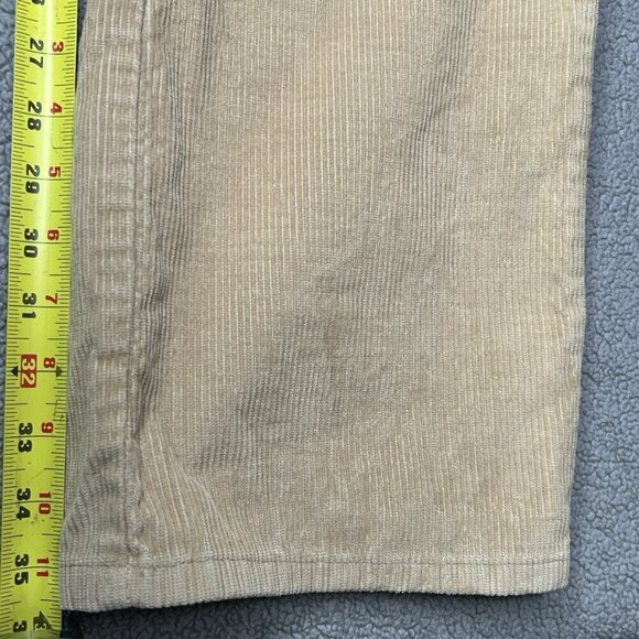 Vintage Oz Jeans Corduroy Pants Mens Tag 38 (Fits 36x35.5) Tan 70s Flare Cords - Picture 12 of 13